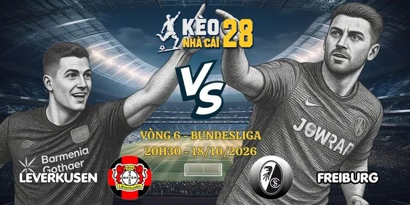 Keonhacai Leverkusen vs Freiburg – Bundesliga, 18/10/2026