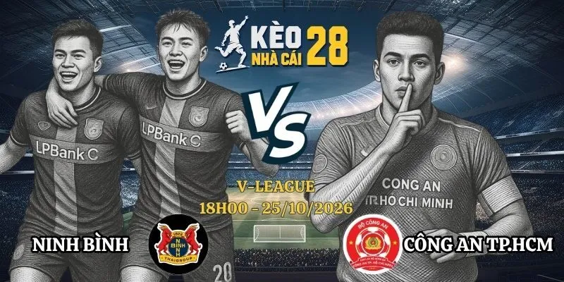 Nhận Định Kèo Bóng Đá Ninh Bình vs Công An TP.HCM - V-League, 25/10/2026